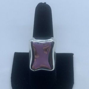 RLM Studios Solid Sterling Silver Tablet Ring Size 8